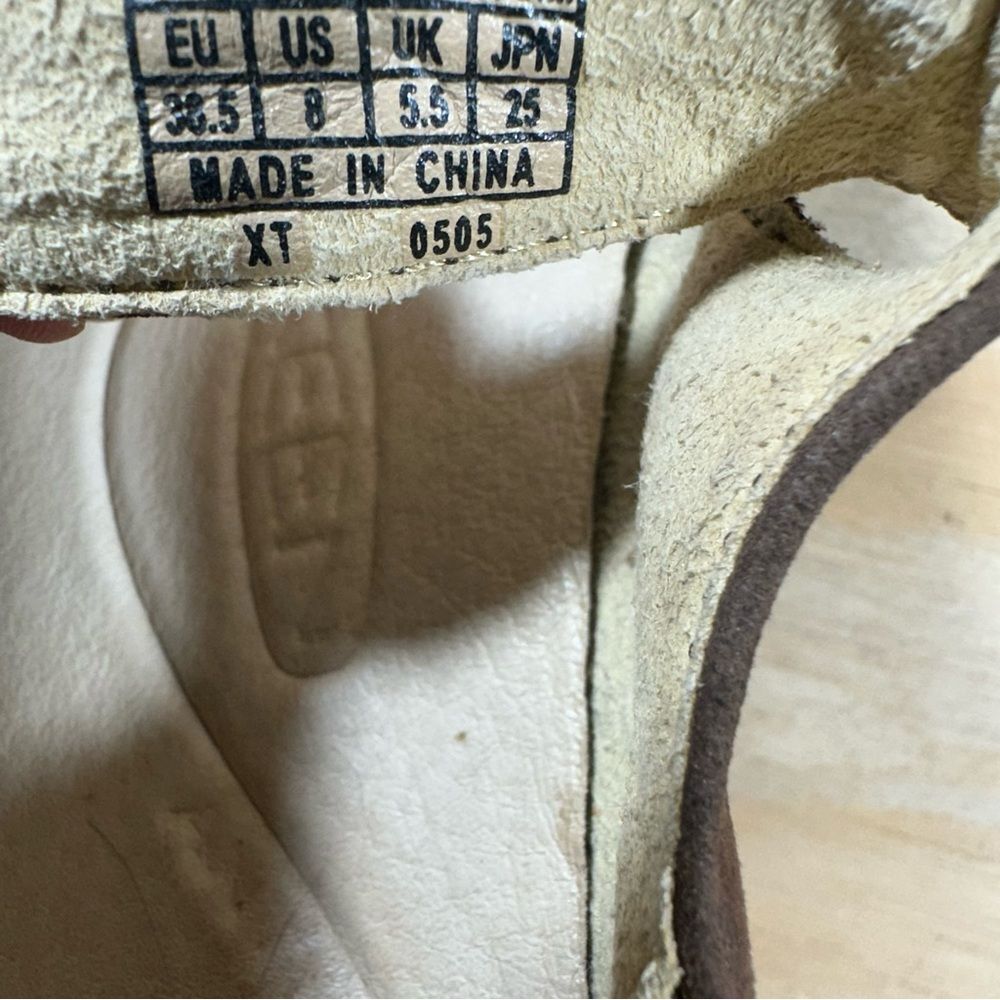 Keen Brown Leather Mary Jane Shoes Women’s Size 8 - Picture 8 of 9